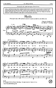 Haida SSA choral sheet music cover